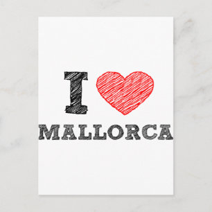 Carte Postale I Love Palma de Mallorca