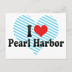 Carte Postale I Love Pearl Harbor