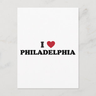 Carte Postale I Love Philadelphia Pennsylvanie