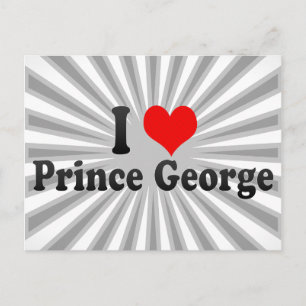 Carte Postale I Love Prince George, Canada