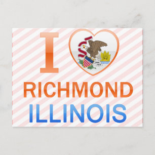 Carte Postale I Love Richmond, IL