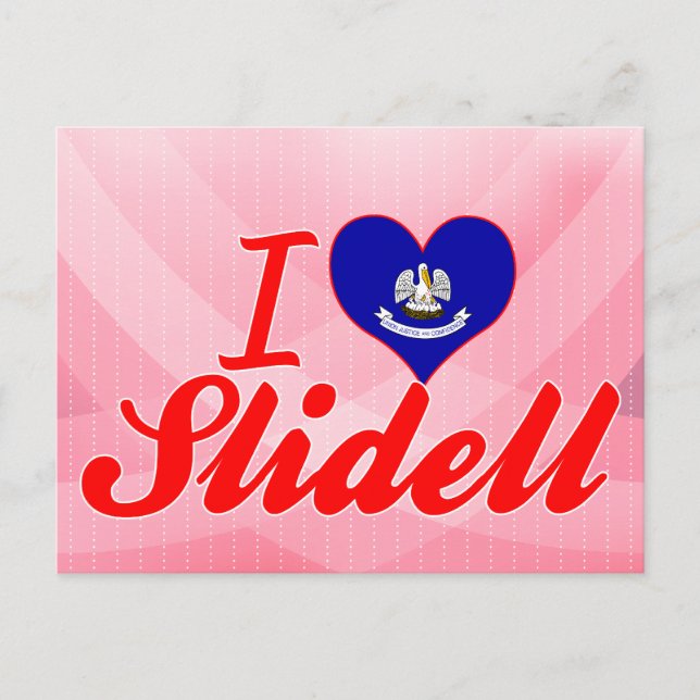 Carte Postale I Love Slidell, Louisiane (Devant)