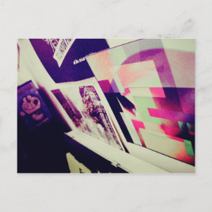 Carte Postale I Love Snailmail - Abstraction & Doraemon