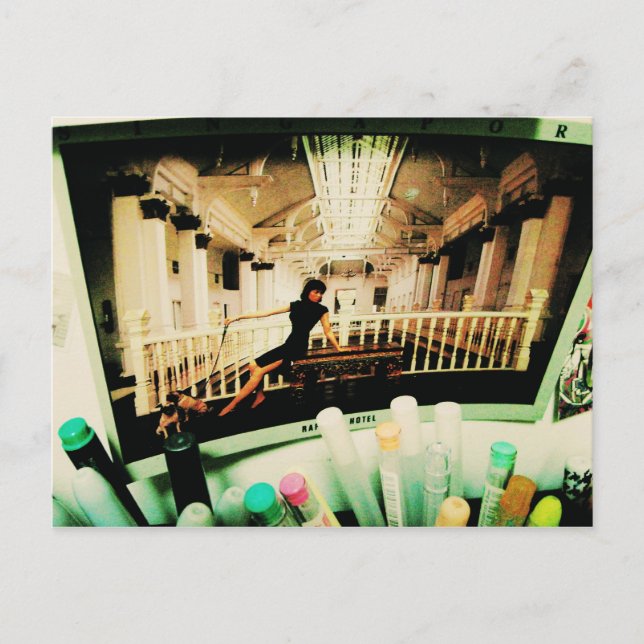 Carte Postale I Love Snailmail - La fille dans l'image (Devant)