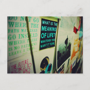 Carte Postale I Love Snailmail - Le Sens De La Vie