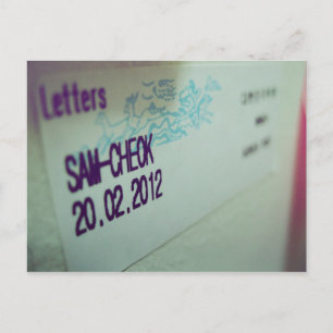 Carte Postale I Love Snailmail - Lettre De Corée