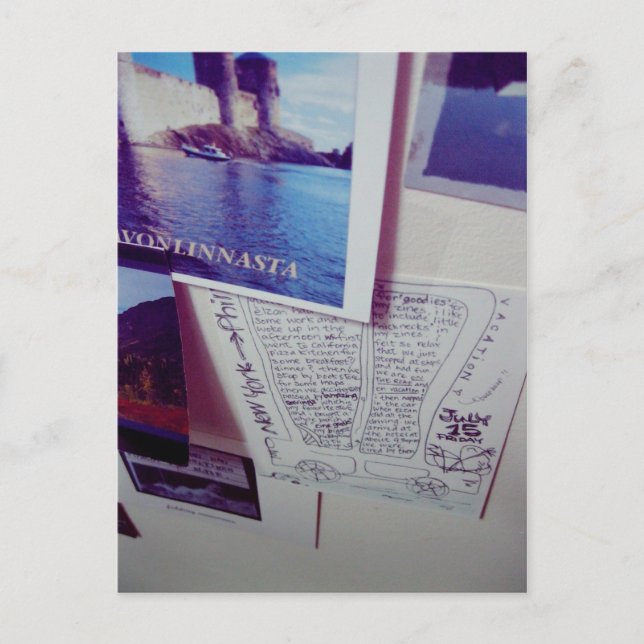 Carte Postale I Love Snailmail - Salutations Du Monde (Devant)