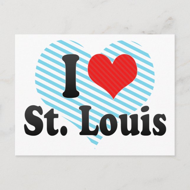 Carte Postale I Love St. Louis (Devant)