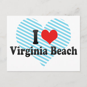 Carte Postale I Love Virginia Beach