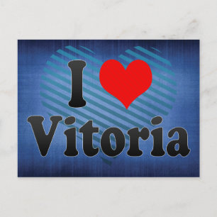 Carte Postale I Love Vitoria, Brésil