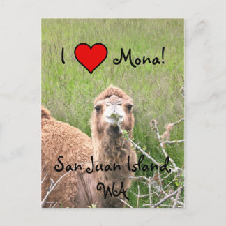 Carte Postale I ♥ Mona !