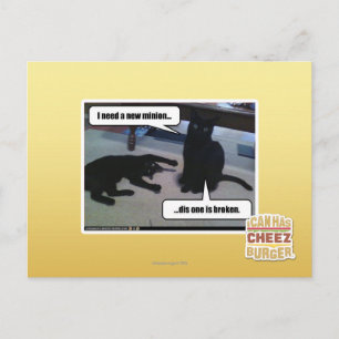 Carte Postale I need a new minion