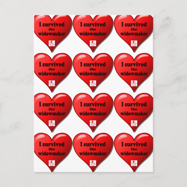 Carte Postale I Survived the widowmaker (Devant)