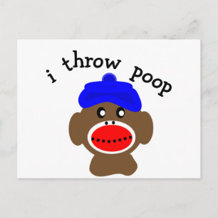 CARTE POSTALE "I THROPOOP"