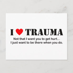 Carte Postale I ♥ Trauma