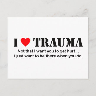Carte Postale I ♥ Trauma