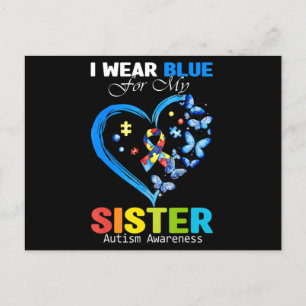 Carte Postale I Wear Blue