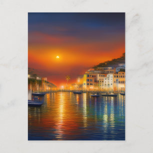 Carte Postale Ibiza est une petite île en Méditerranée