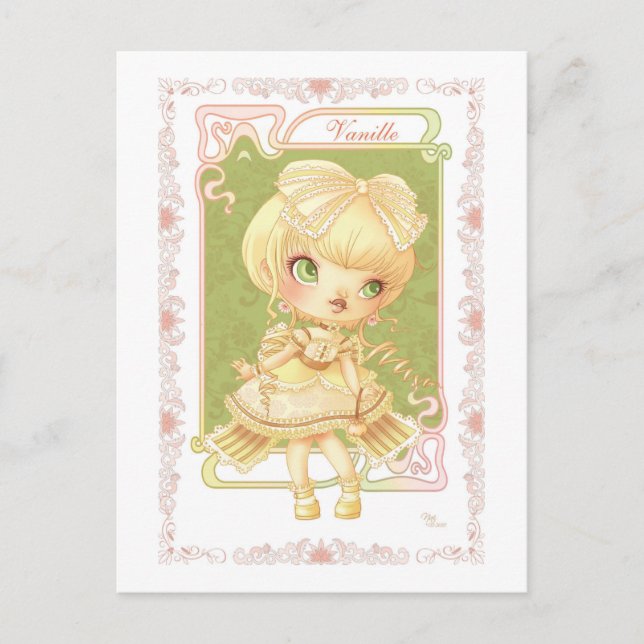 Carte Postale Ice Cream Lolita Vanille (Devant)