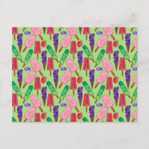 Carte Postale Ice cream   Lollies   lollipop