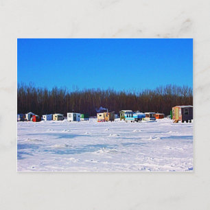 Carte Postale Ice fishing collection
