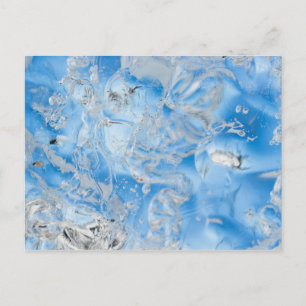 Carte Postale Iceberg bleu cool