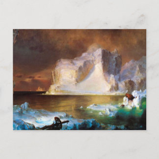 Carte Postale Iceberg par l'église Frederick Edwin