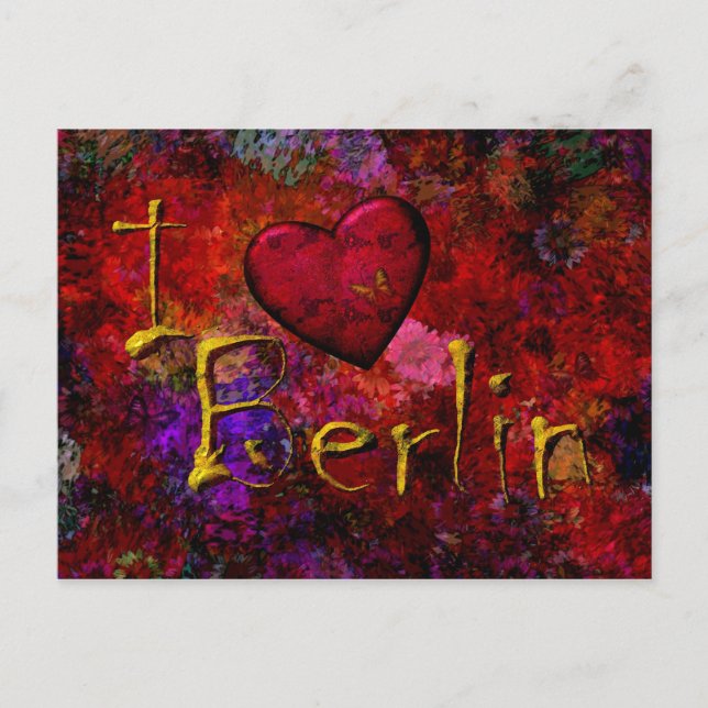 Carte Postale Ich Liebe Berlin (Devant)