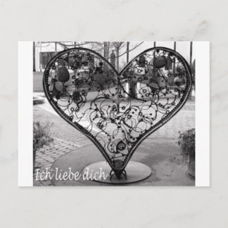 Carte Postale Ich liebe dich