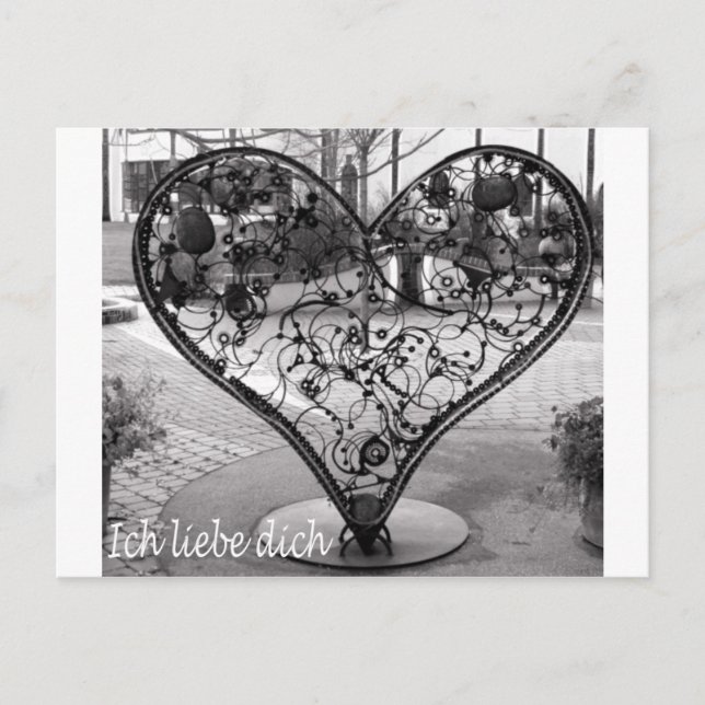 Carte Postale Ich liebe dich (Devant)
