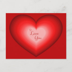 Carte Postale Ich liebe Dich - Liebesgrüße aus dem Briefkasten !