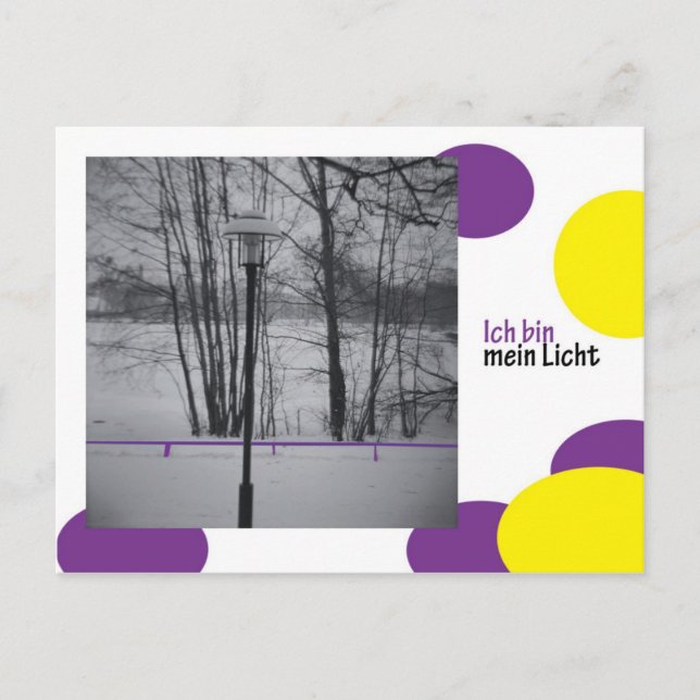Carte Postale ichbinmeinlicht (Devant)