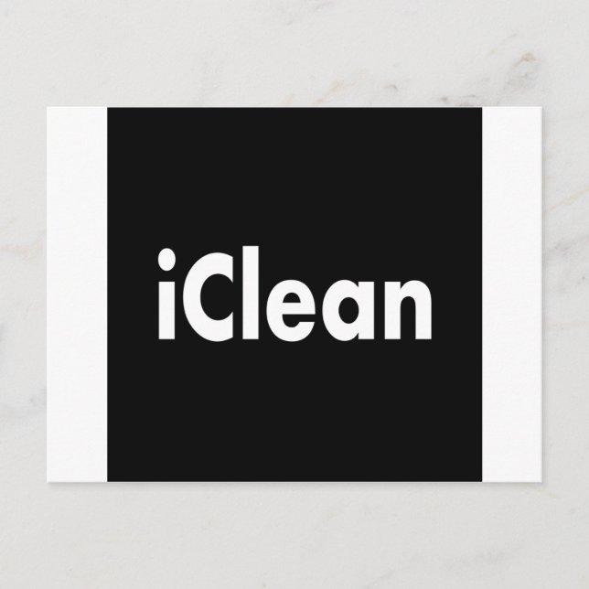 Carte Postale iClean (Devant)