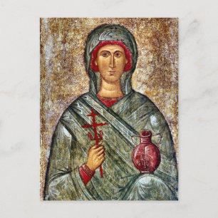 Carte Postale Icône chrétienne orthodoxe de Srem