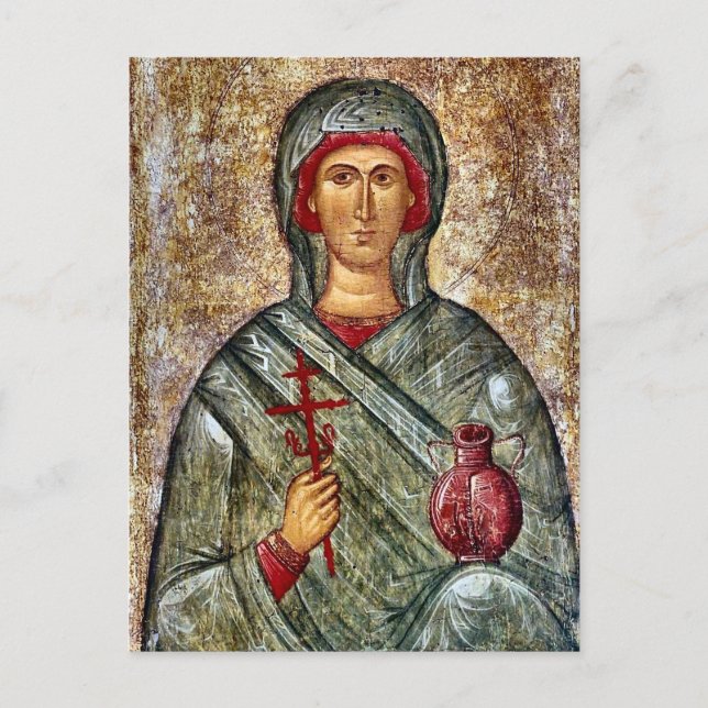 Carte Postale Icône chrétienne orthodoxe de Srem (Devant)