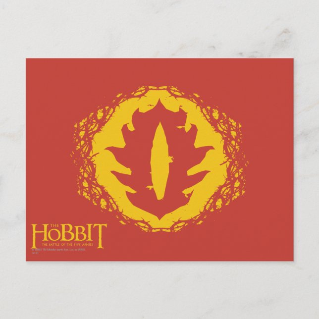 Carte Postale Icône de l'oeil de Sauron (Devant)