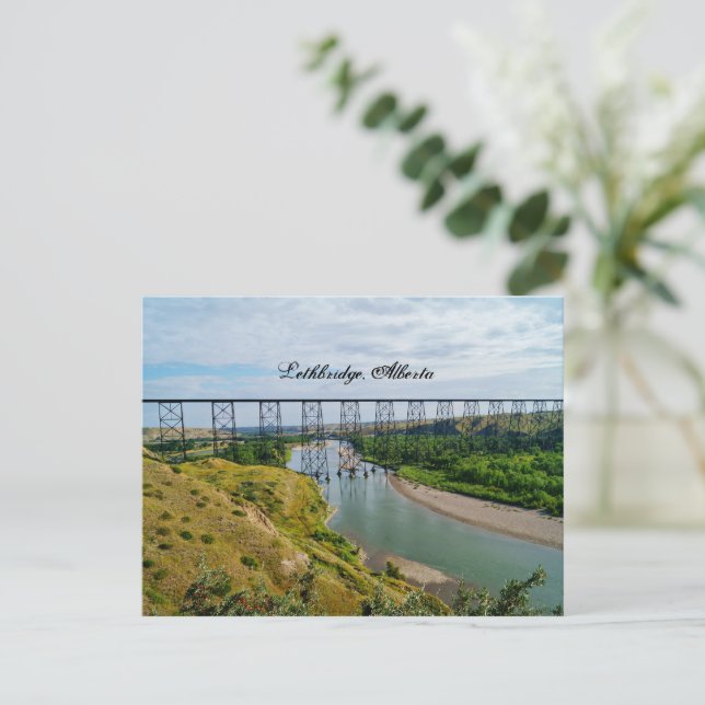 Carte Postale Icône ferroviaire de l'Alberta (Debout devant)
