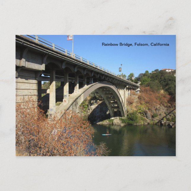 Carte Postale Icône Folsom : Pont arc-en-ciel (Devant)