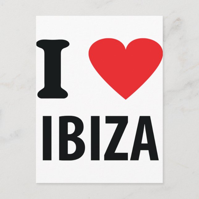 Carte Postale Icône Ibiza (Devant)