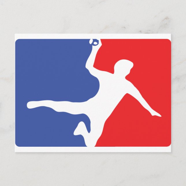 Carte Postale Icône Légende du handball (Devant)