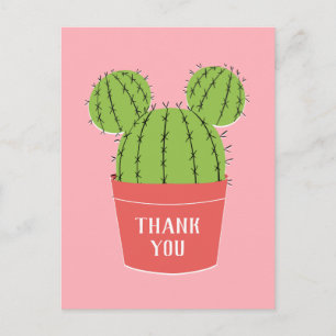Carte Postale Icône Mickey Mouse Cactus   MERCI