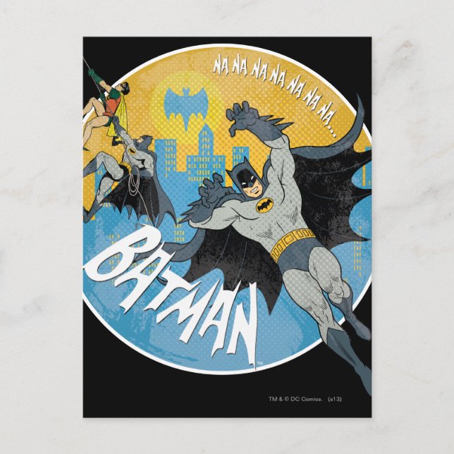 Carte Postale Icône NANANANANA Batman (Devant)
