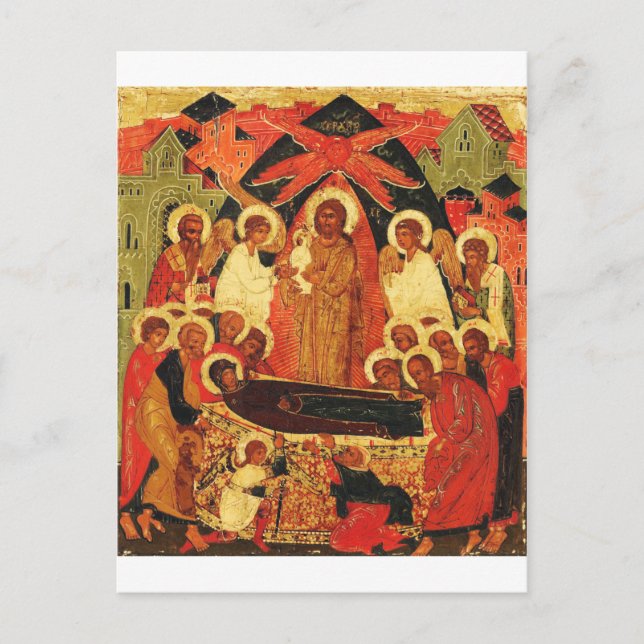 Carte Postale Icône orthodoxe de la Mère de Dieu (Devant)