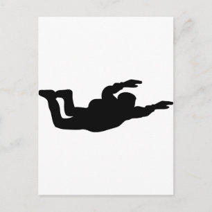 Carte Postale icône skydiver