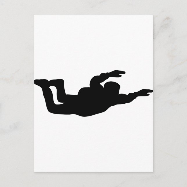 Carte Postale icône skydiver (Devant)
