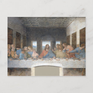 Carte Postale Iconique Léonard de Vinci La Dernière Cène