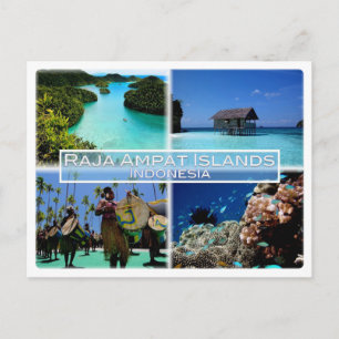 Carte Postale ID Raja Ampat Islands - Penabuh Suling Tambur -