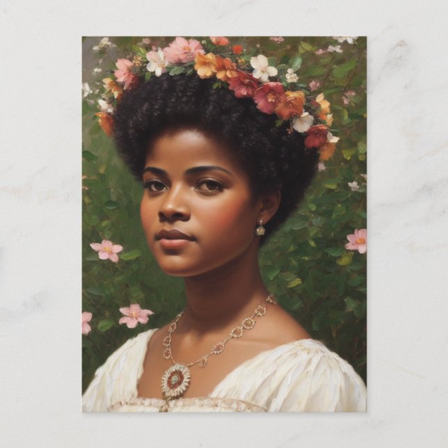 Carte Postale Ida B Wells Floral Art Tribute (Devant)