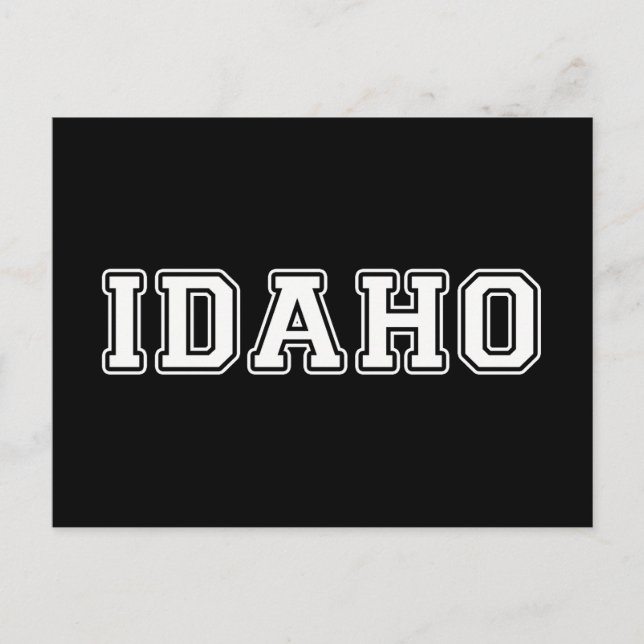 Carte Postale Idaho (Devant)