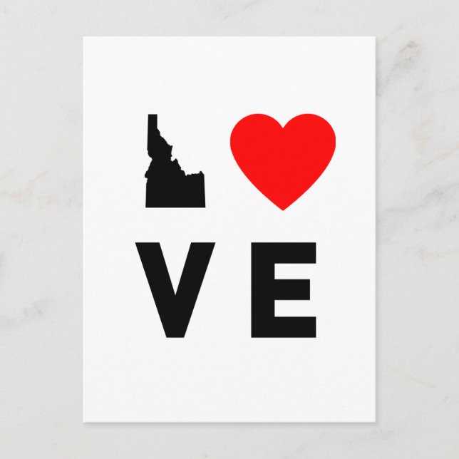 Carte Postale Idaho Love (Devant)